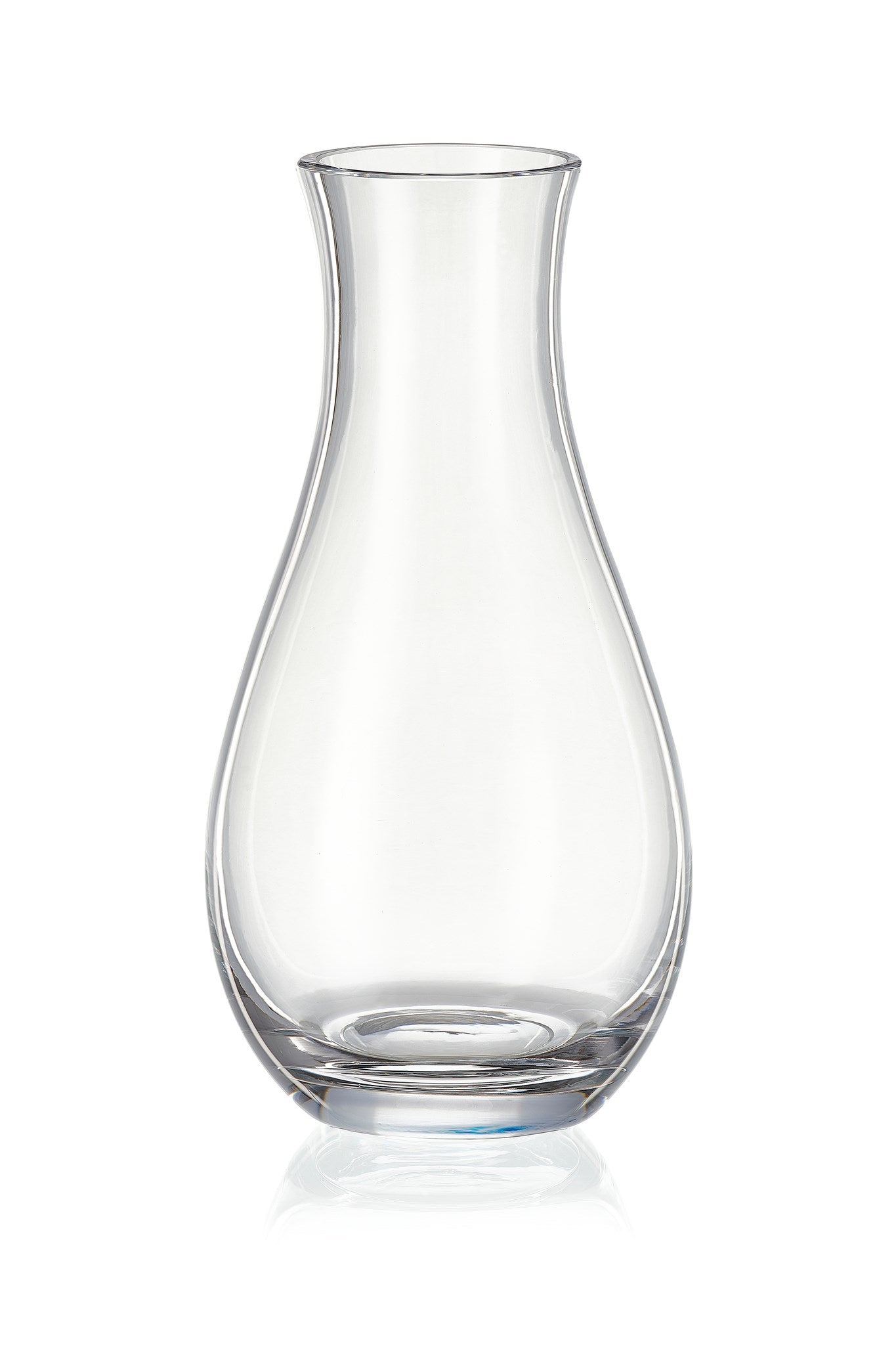 Vase en cristal de Bohême - Fleuriste, forme goutte d'eau, H22cm