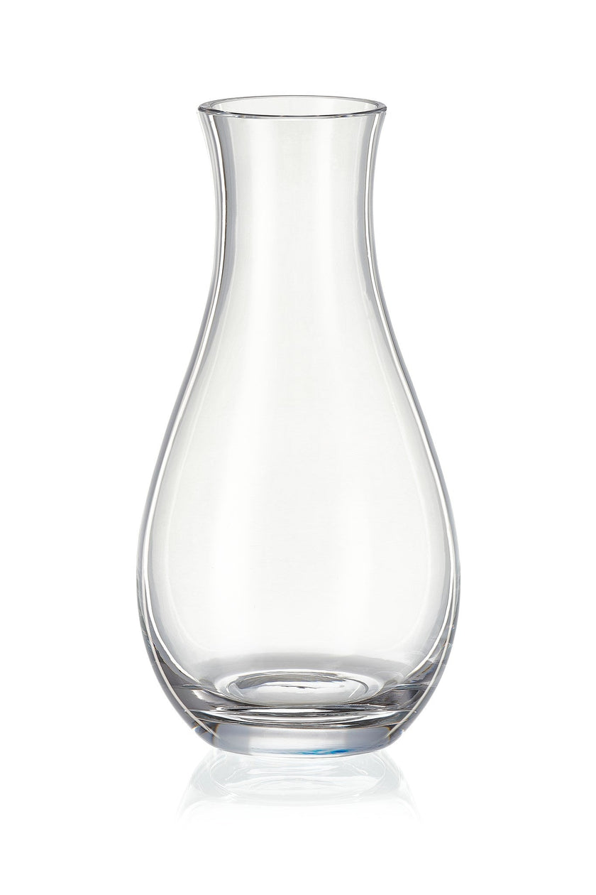 Vase en cristal de Bohême - Fleuriste, forme goutte d'eau, H22cm