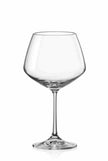 Bohemia Crystal - Giselle Burgundy Wine box/6