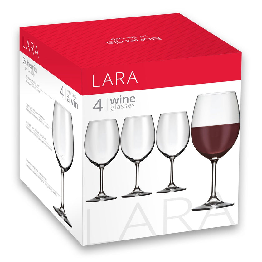 Bohemia Crystal - Lara Red Wine (Set of 4)