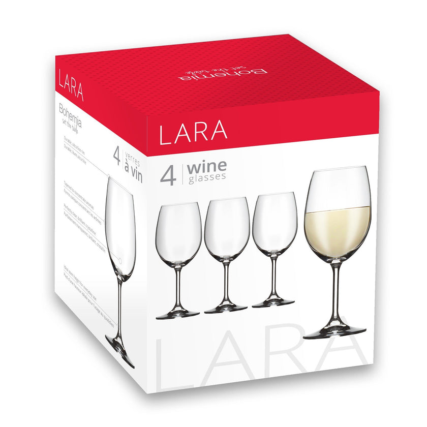 Bohemia Crystal - Lara White Wine (Set of 4)