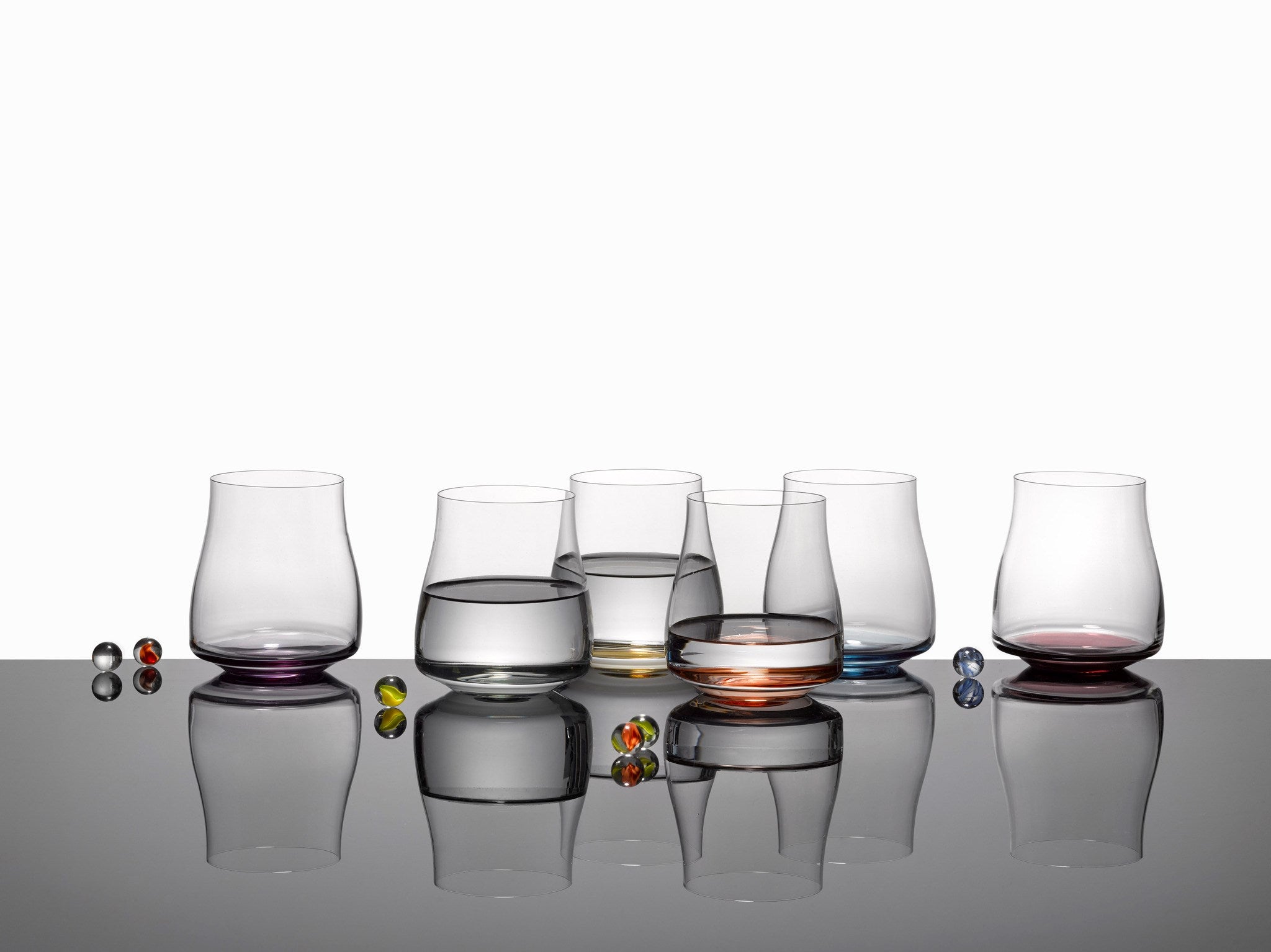 Bohemia Crystal - Rainbow Fresh of Tumbler (Set of 6) Assorted