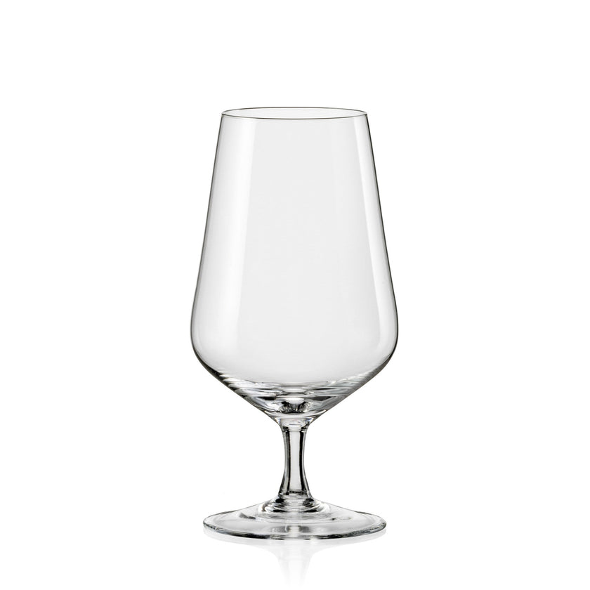 Bohemia Crystal - Sandra Footed Beer/water (Set of 6)