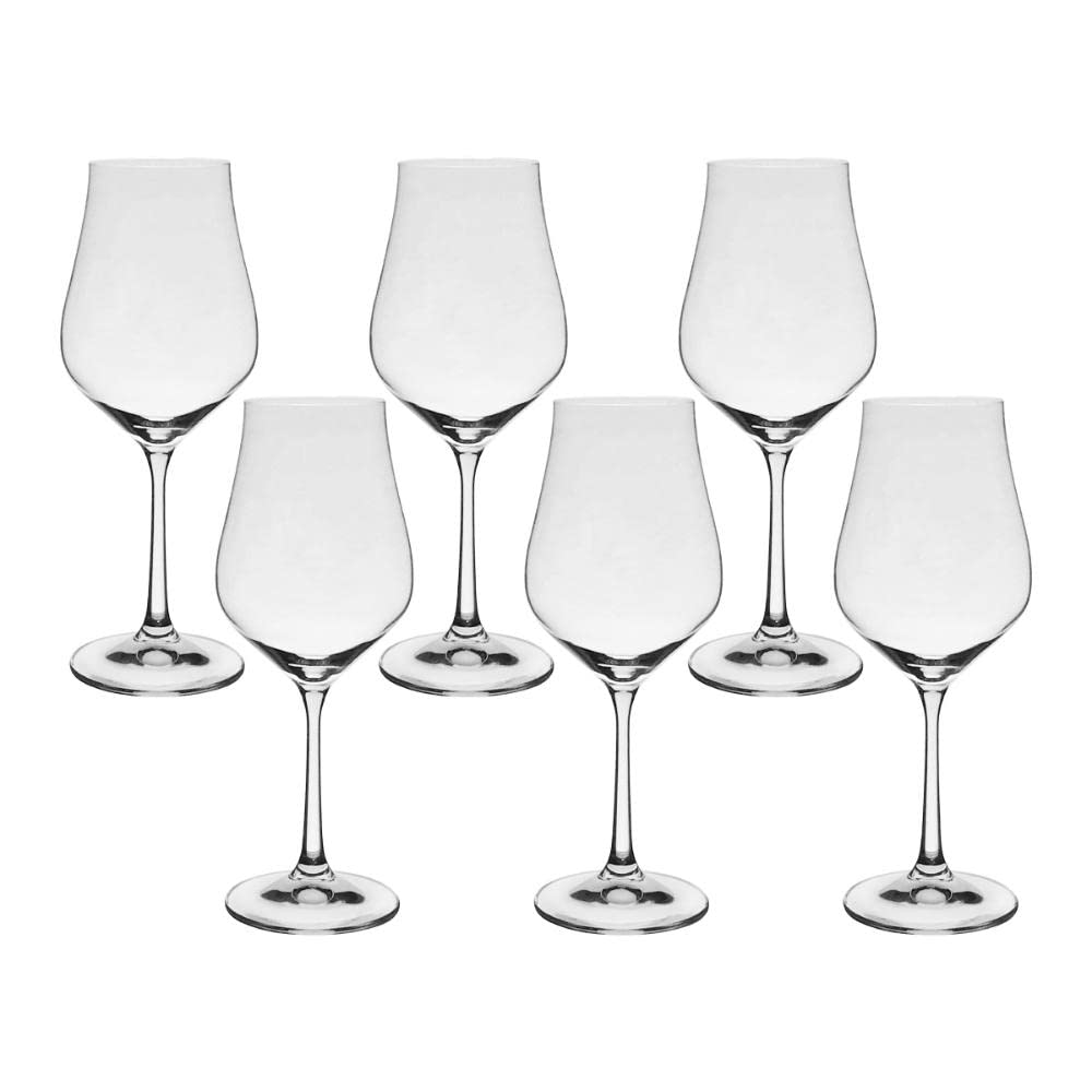 Bohemia Crystal - Tulipa Clear Red Wine (Set of 6)