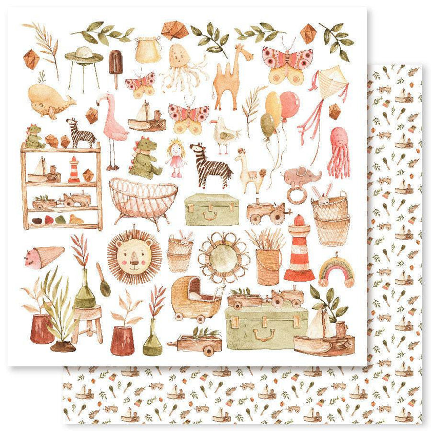 Boho Nursery 12x12 Paper Collection 21834