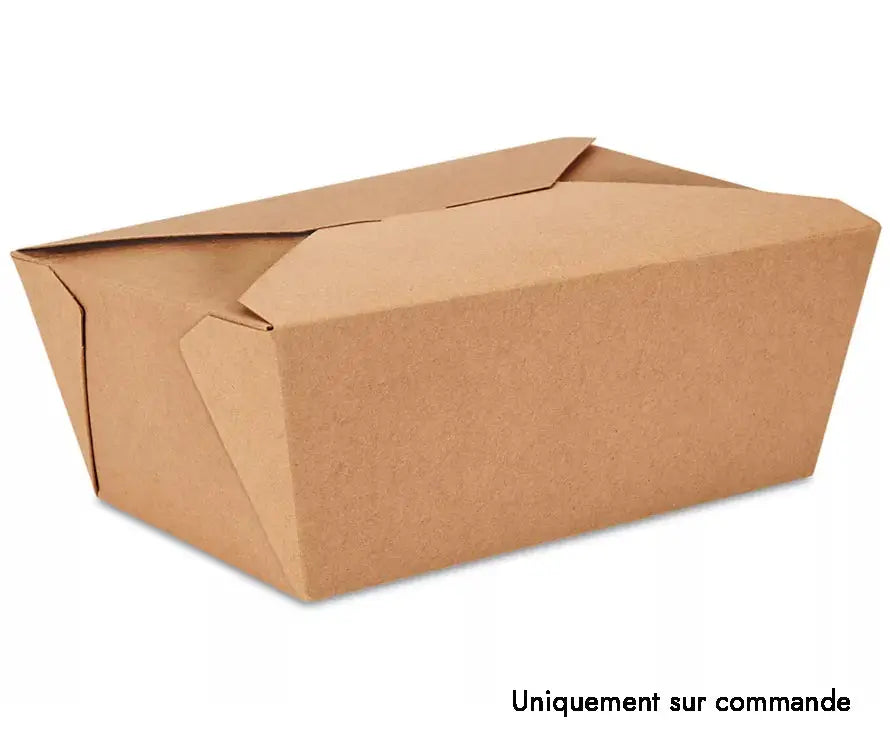 Boite à emporter pliable (Le paquet)