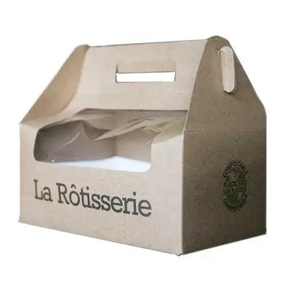 Boîte à poulet compostable (100)