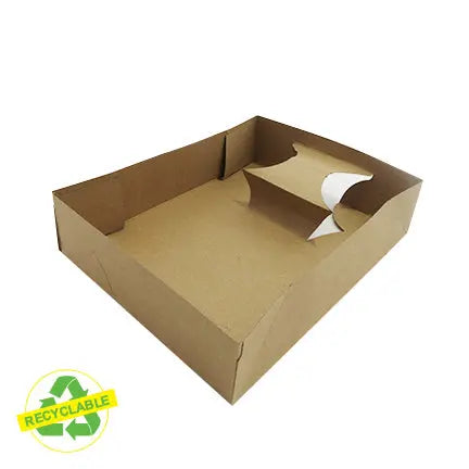 Boîte brune de transport pour emporter (500)