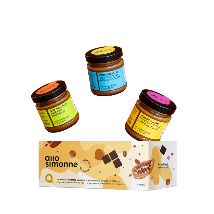 Trio tartinade jaune