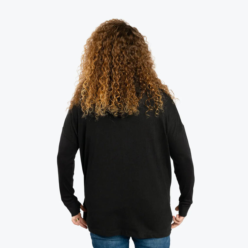 LUG - Bolero Brushed Sweater Knit Zip-Up