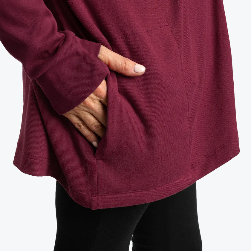 LUG - Bolero Brushed Sweater Knit Zip-Up