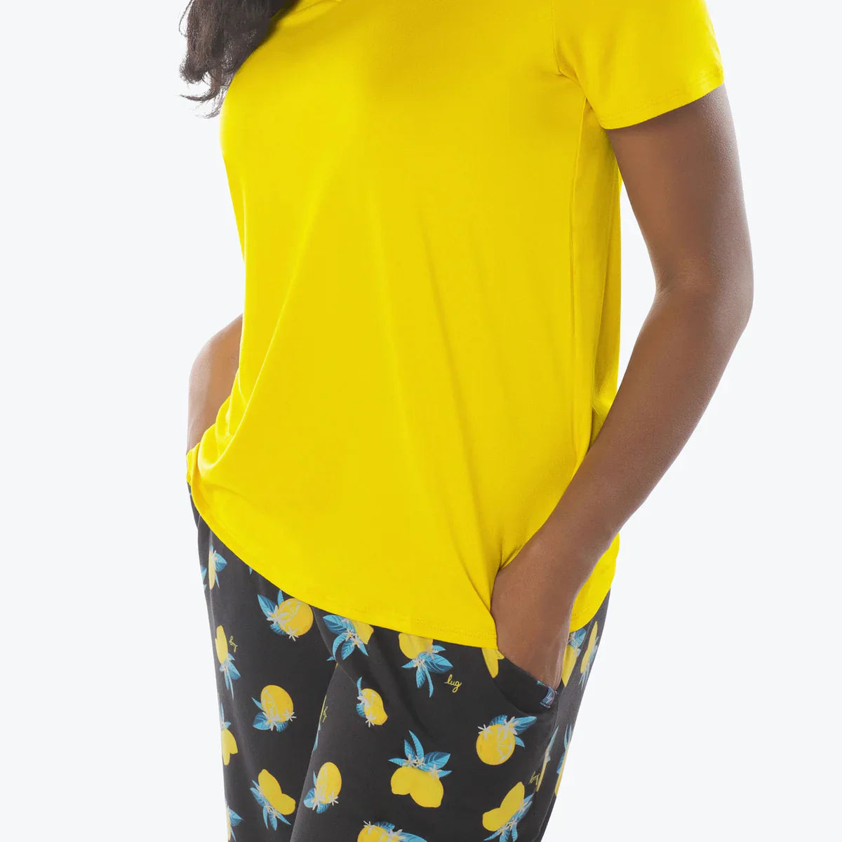 LUG - Boomerang Relaxed Tee & Cropped Pants Set