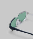 Bored Wear Asymmetrical Green Glasses