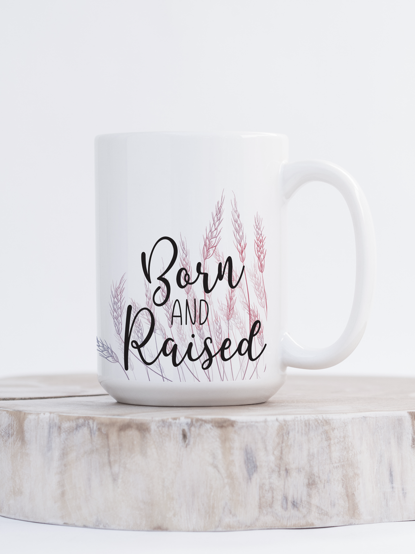 Born & Raised Ceramic Mug | Saskatchewan Mug