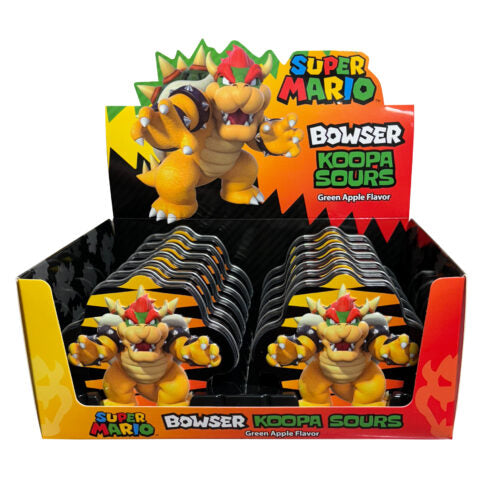 Boston America - Super Mario - Bowser Koopa - Apple Sour Candy Tin