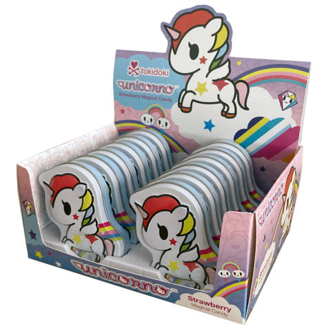 Boston America - Unicorno - Boîte de bonbons à la fraise