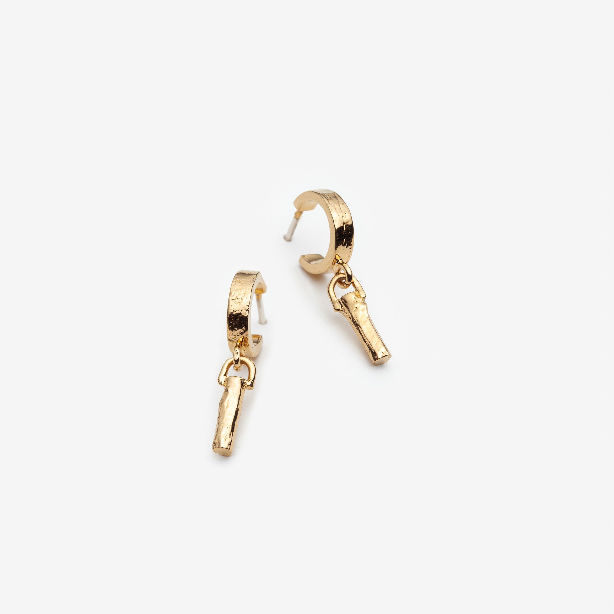 Intègre - Boucles d'oreilles cercle ouvert en argent sterling