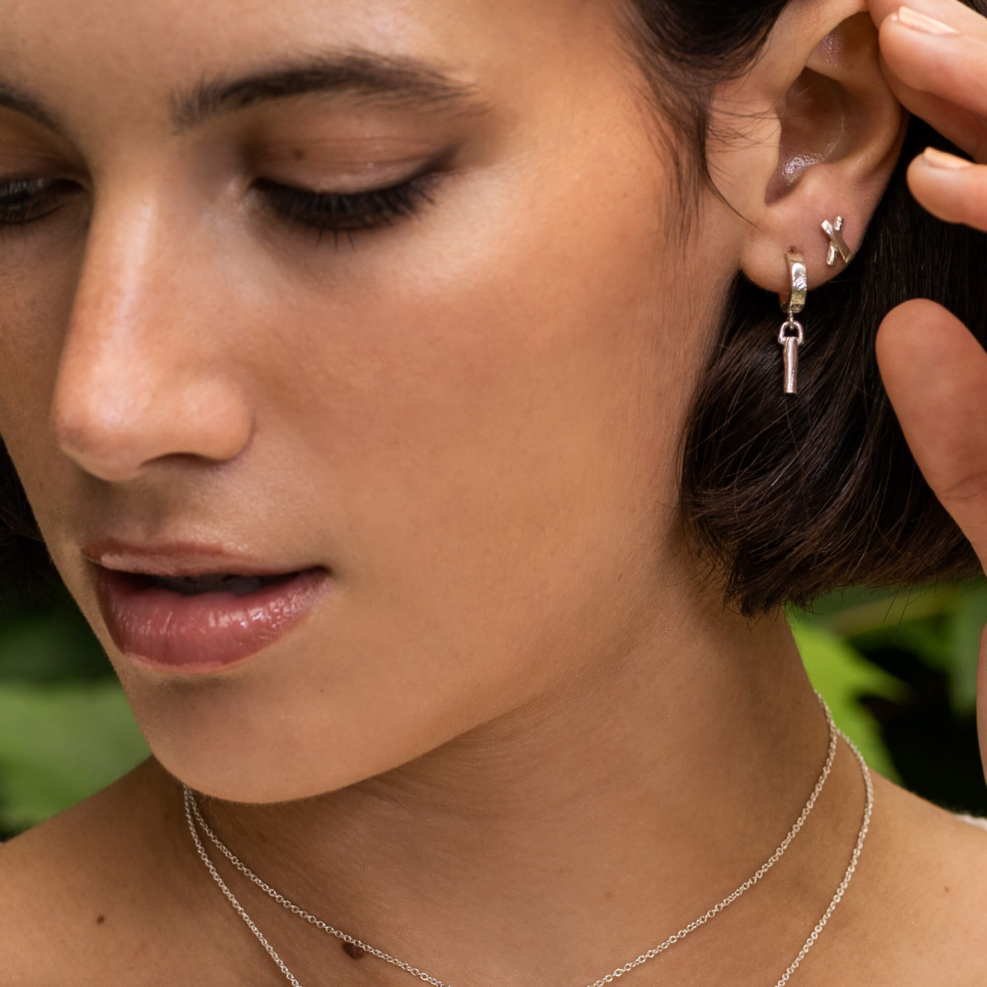 Intègre - Boucles d'oreilles cercle ouvert en argent sterling