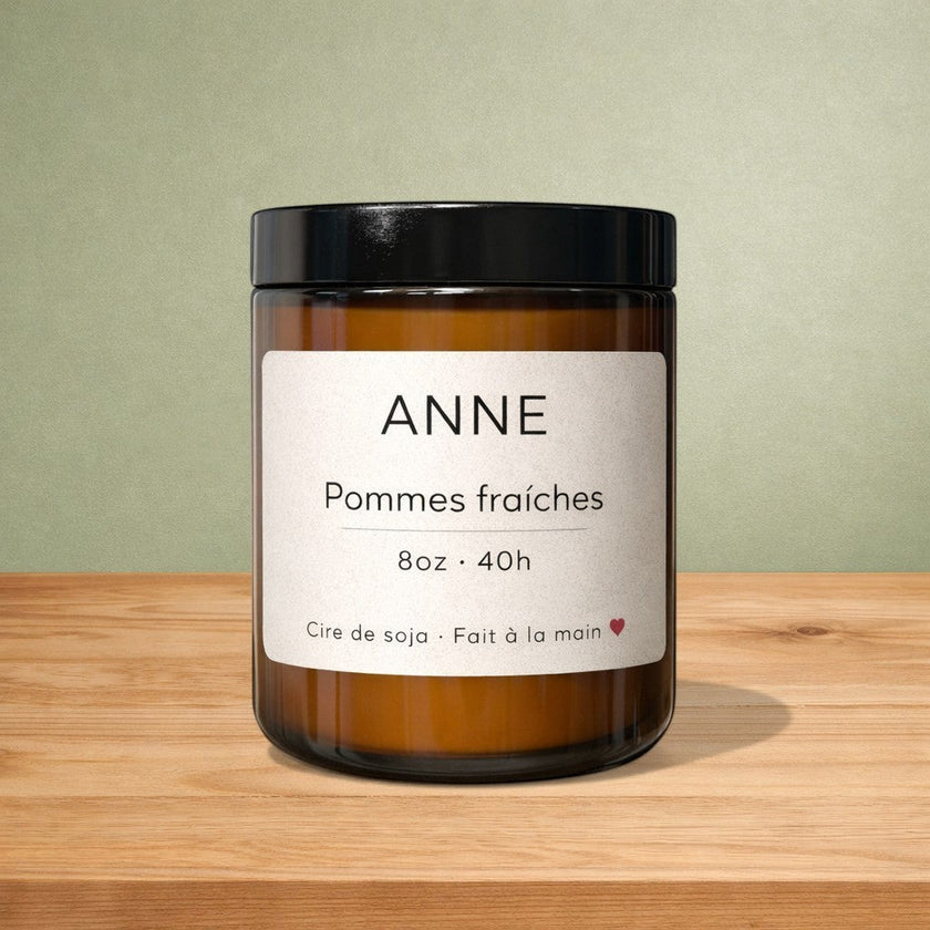 Bougie de soya ANNE pommes fraîches