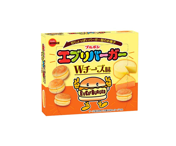 Bourbon Every Burger Double Cheese Cookie (58G) [Best Before Date: 2025.10]