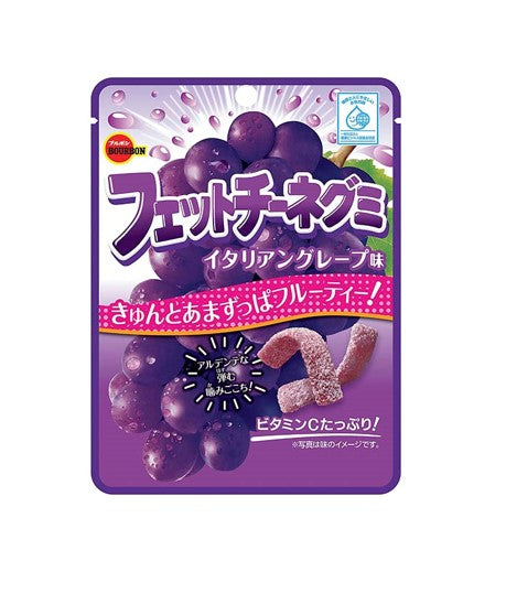 Bourbon Fettuccine Gummy Grape (50G) [Best Before Date: 2026.06]
