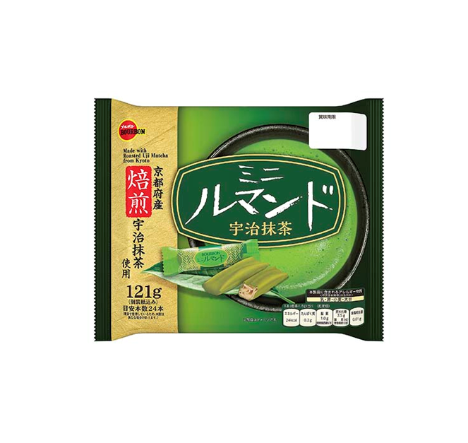 Bourbon Mini Lumonde Uji Matcha Cookie (121G) [Best Before Date: 2026.08]