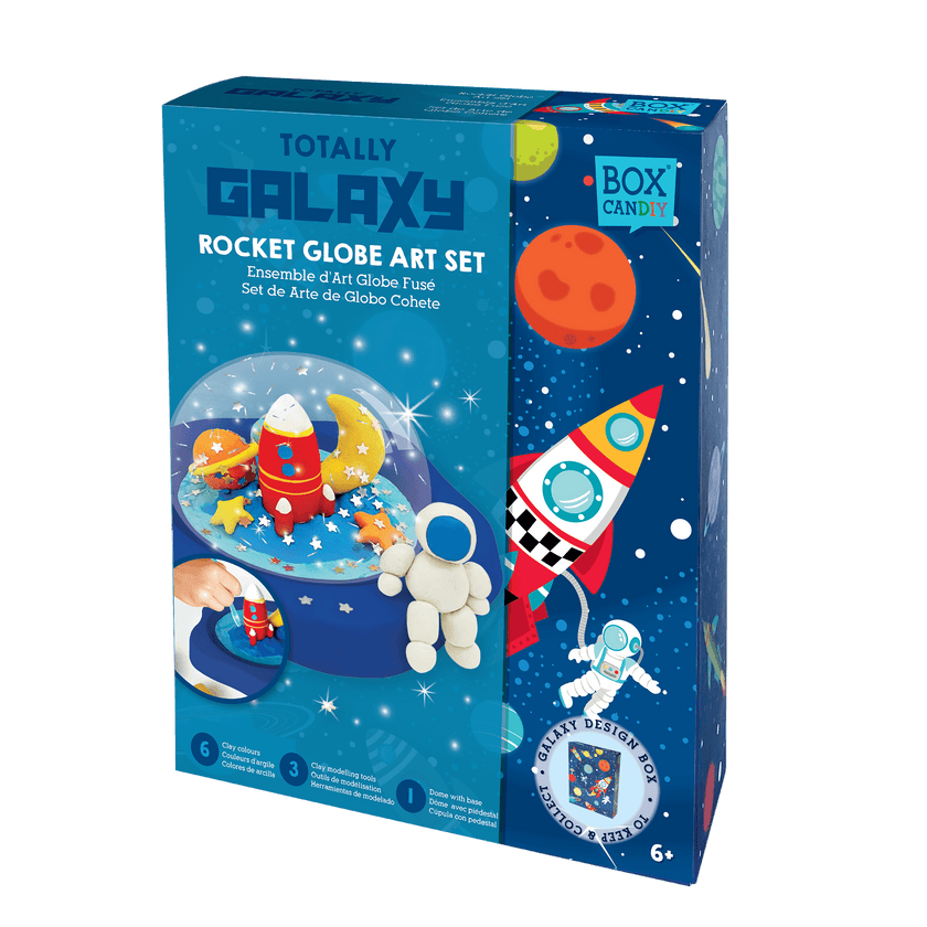 Box Candiy - Totally Galaxy - Rocket Globe Art Set