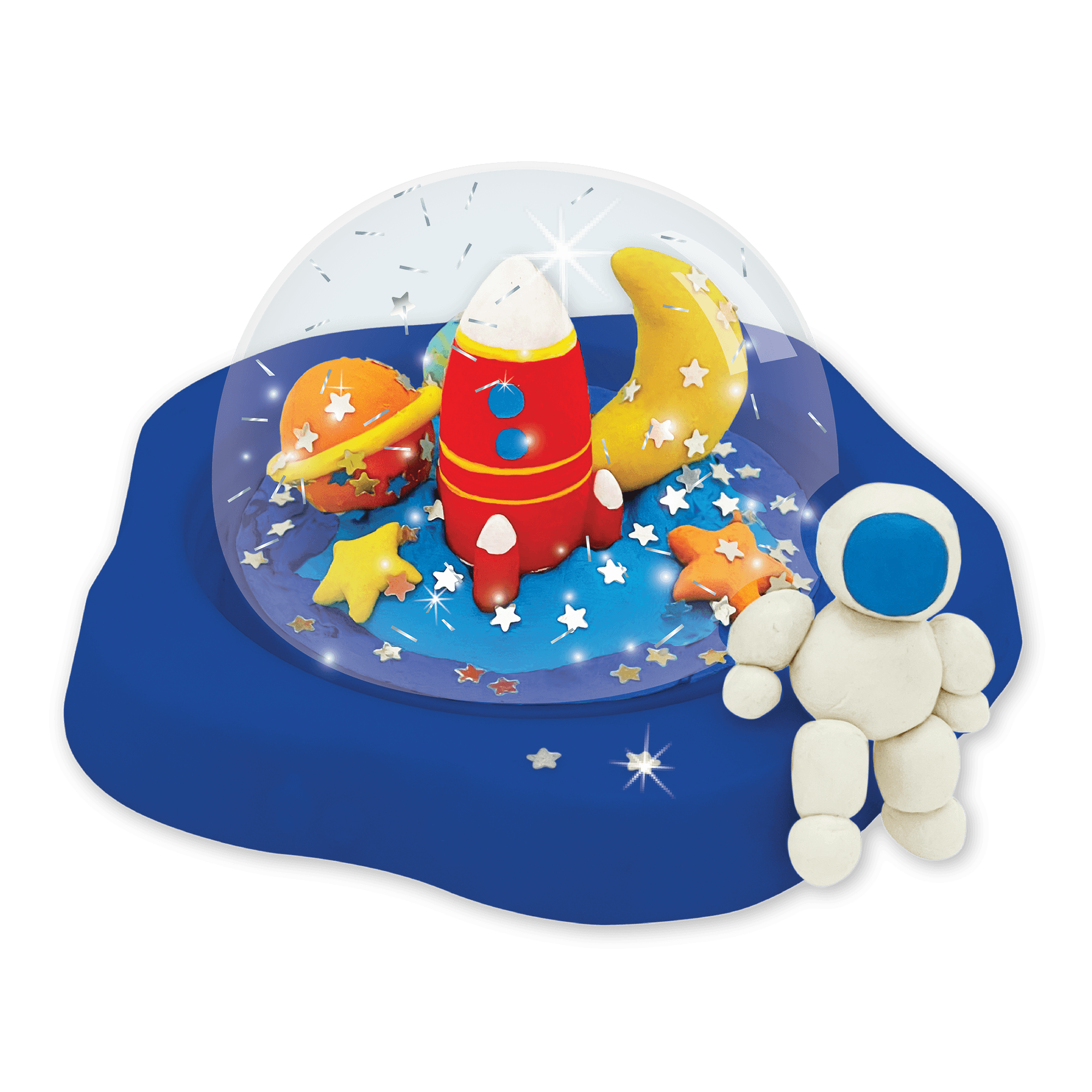 Box Candiy - Totally Galaxy - Rocket Globe Art Set