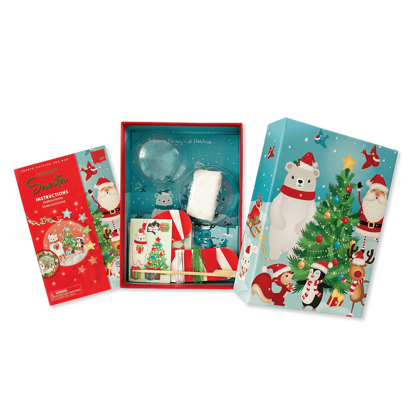 Box Candiy - Totally Santa - Christmas Tree Ornament Art Set
