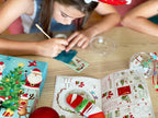 Box Candiy - Totally Santa - Christmas Tree Ornament Art Set