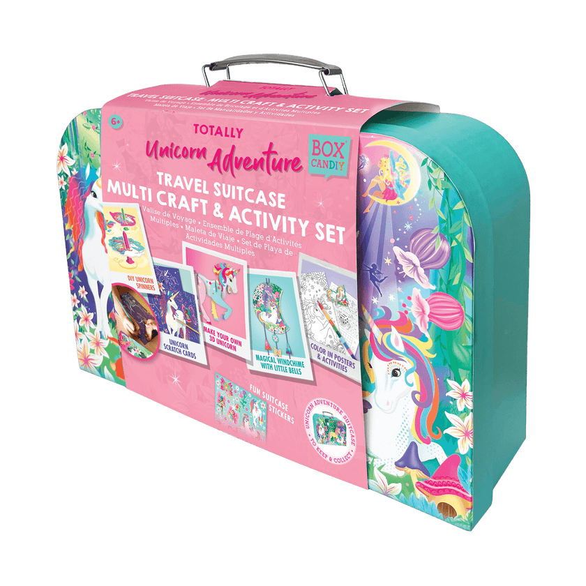 Box Candiy - Totally Unicorn Adventures - Travel Case Craft & Act Set