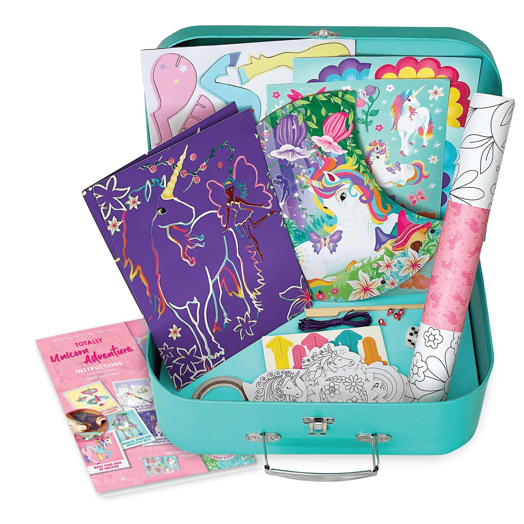 Box Candiy - Totally Unicorn Adventures - Travel Case Craft & Act Set