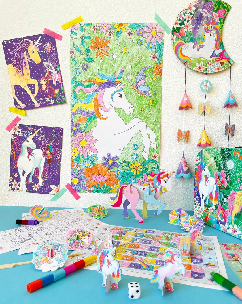 Box Candiy - Totally Unicorn Adventures - Travel Case Craft & Act Set