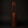Classic Brown Leather Tote Bag