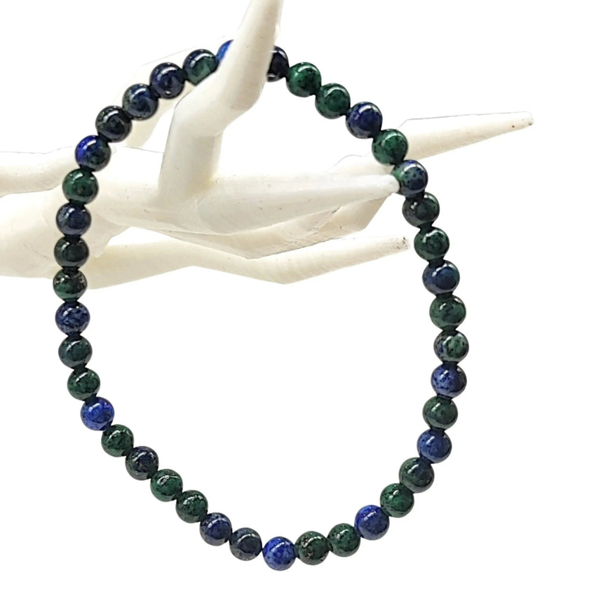 Bracelet -Azurite & Malachite -4mm