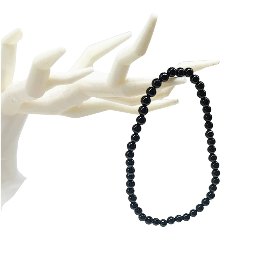 Bracelet -Black Onyx -4mm
