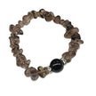Bracelet - Smoky Quartz - Chips & Bead