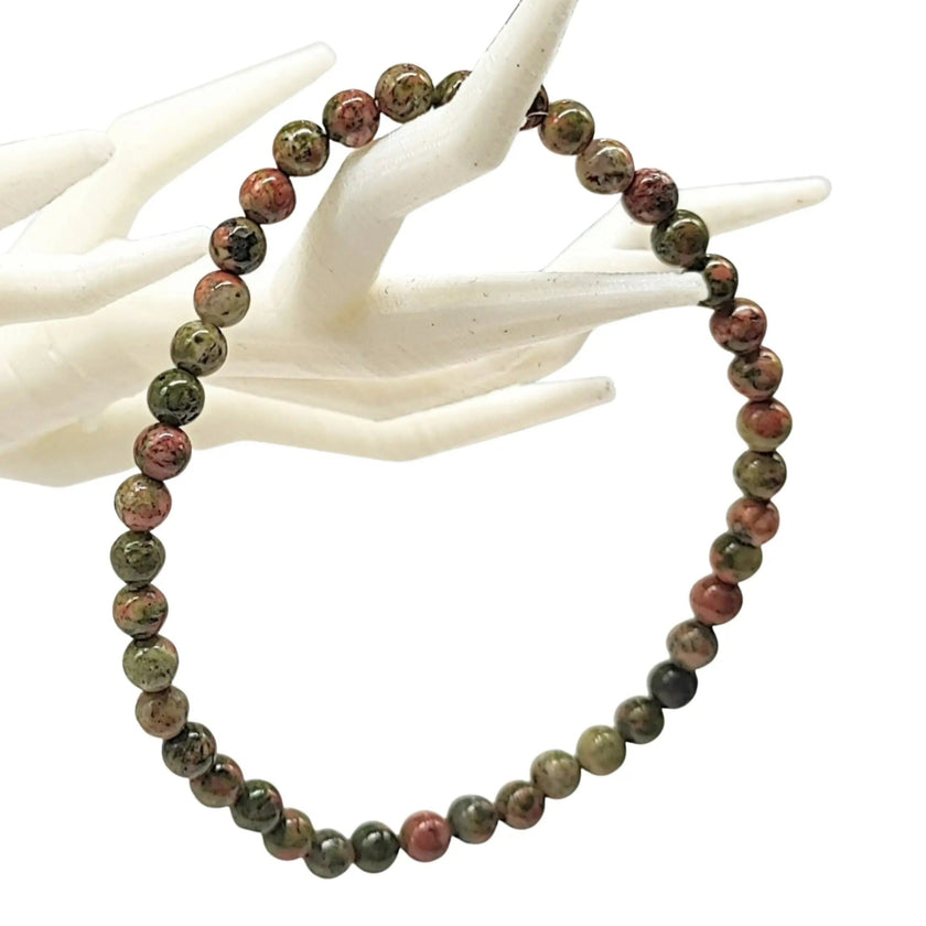Bracelet -Unakite -4mm