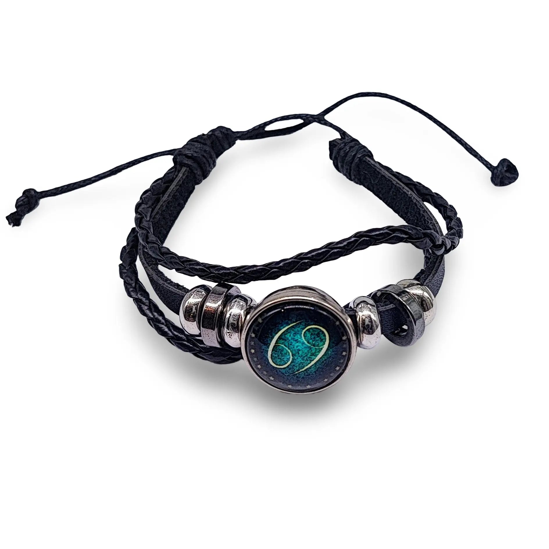 Bracelet -Leather -Celestial Zodiac Sign & Constellation