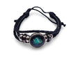 Bracelet -Leather -Celestial Zodiac Sign & Constellation