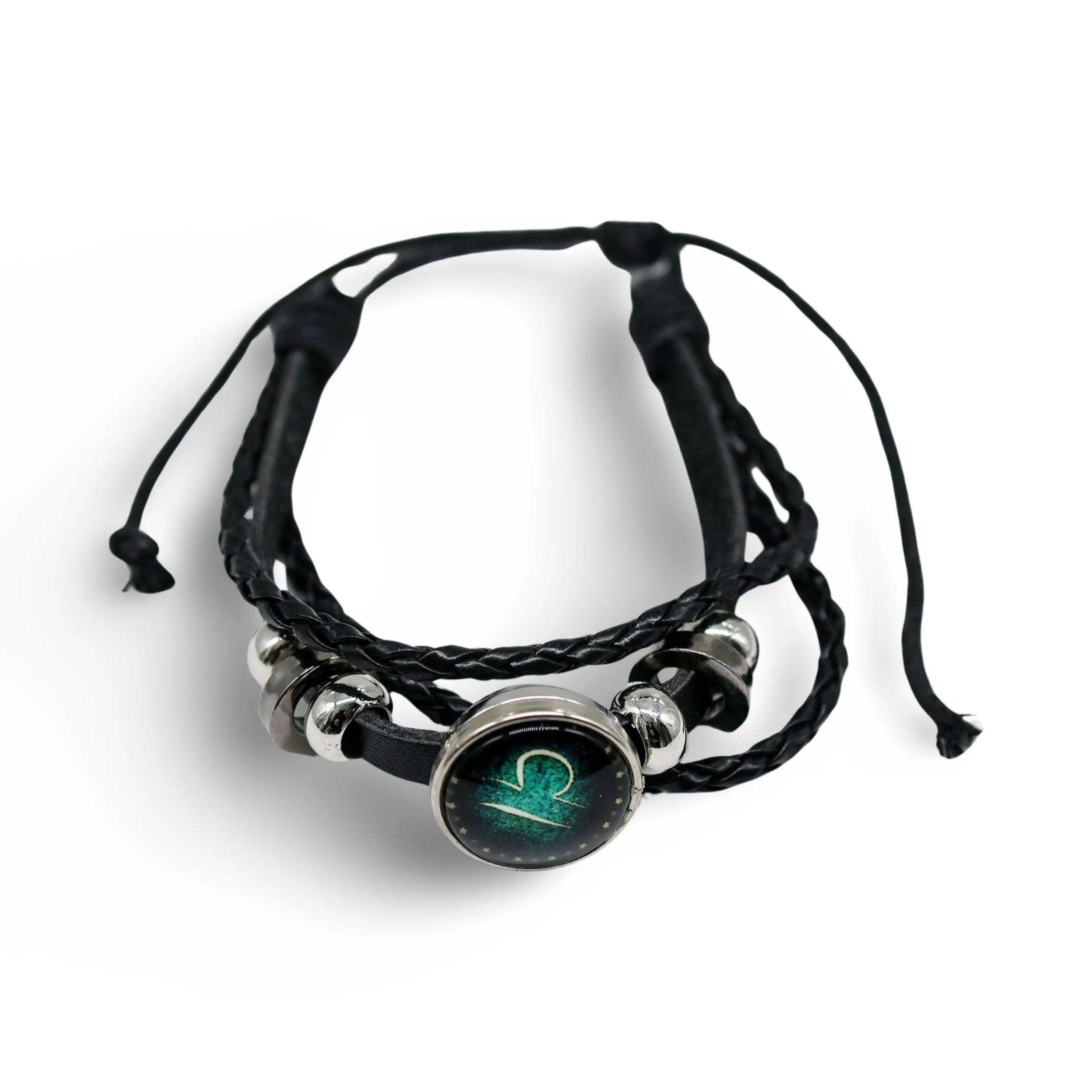 Bracelet -Leather -Celestial Zodiac Sign & Constellation
