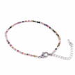 Bracelet - Mixed Tourmaline - Faceted - 2mm
