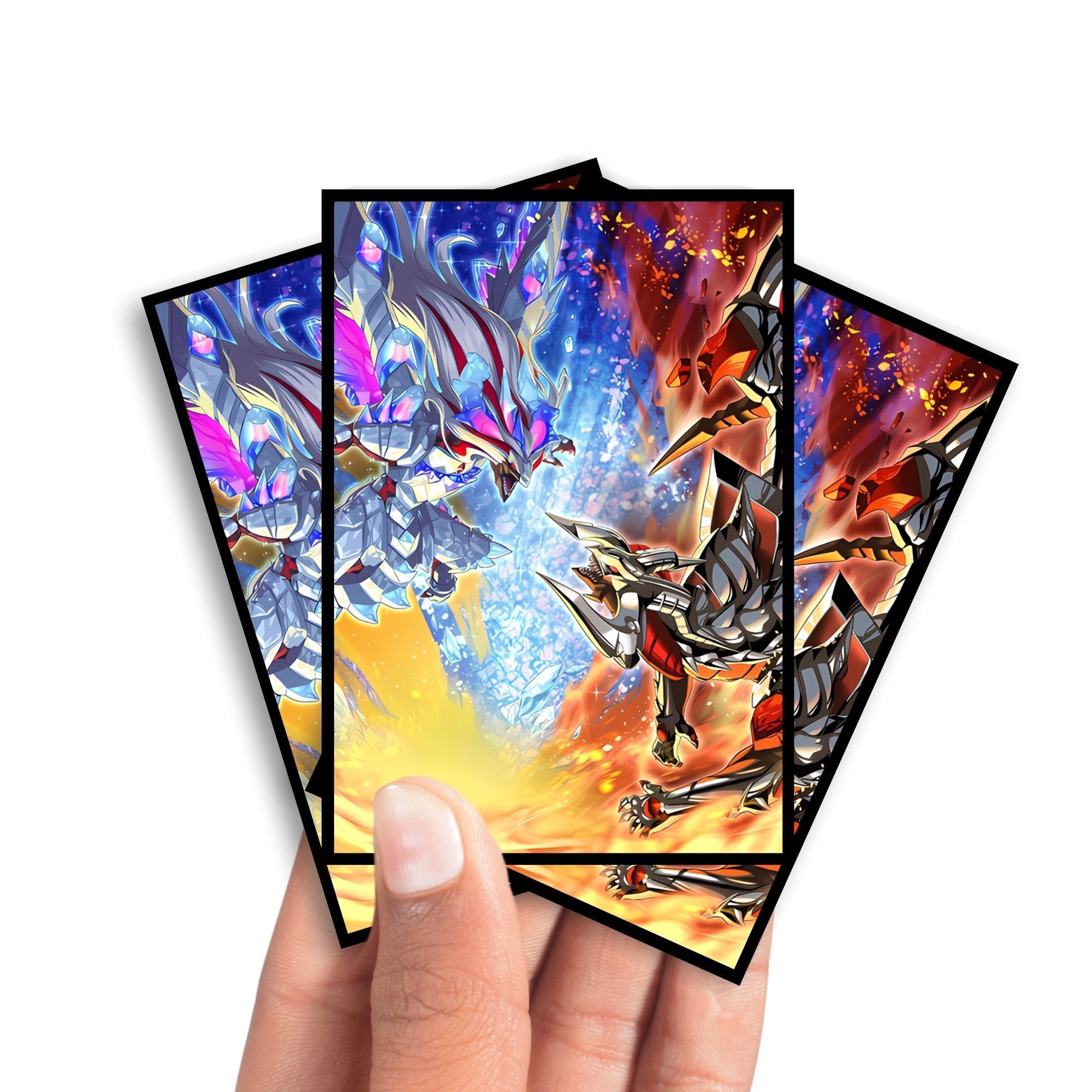 Manches de cartes de jeu à l'effigie de la marque