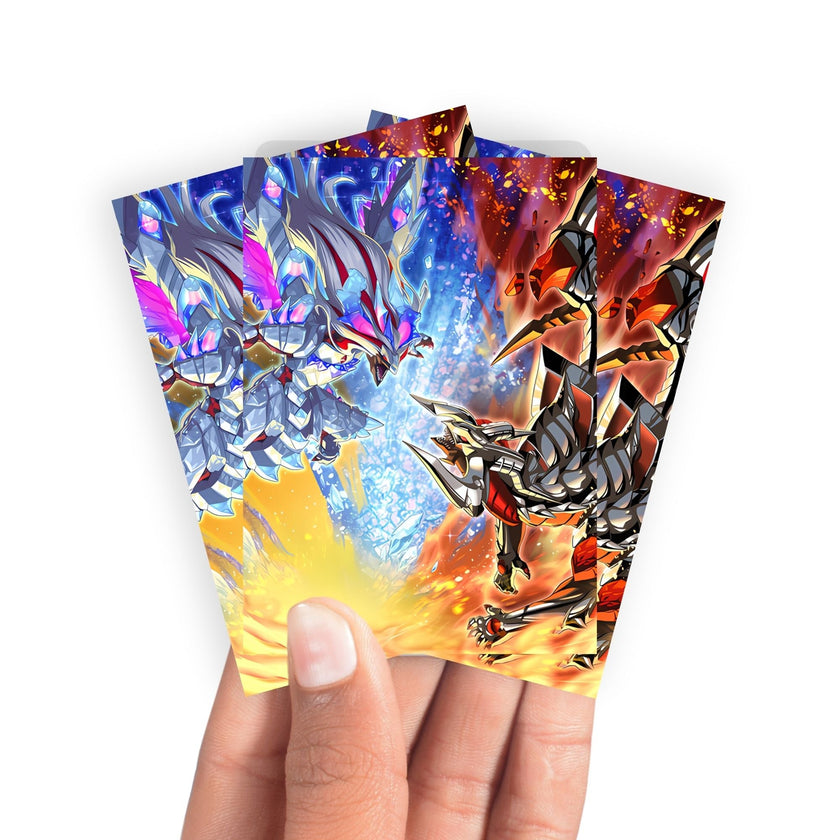 Manches de cartes de jeu à l'effigie de la marque