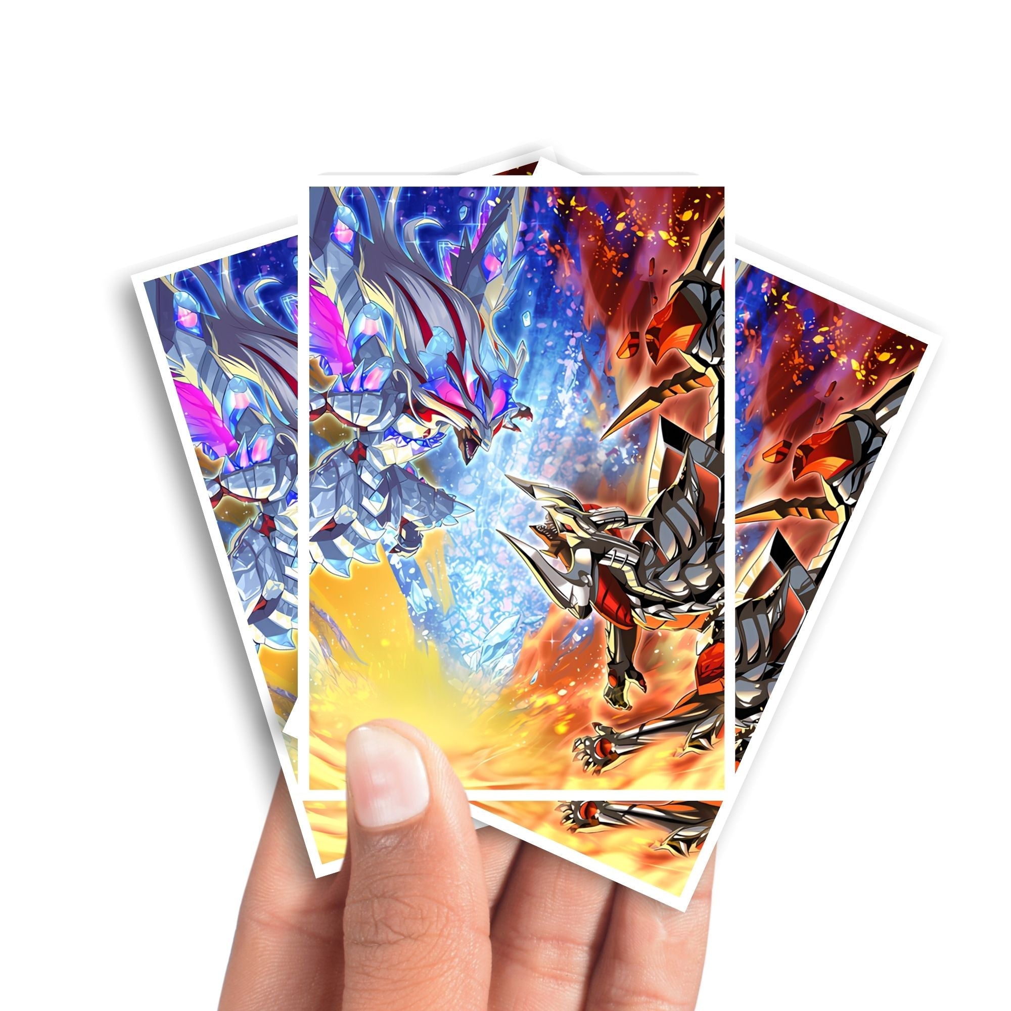 Manches de cartes de jeu à l'effigie de la marque