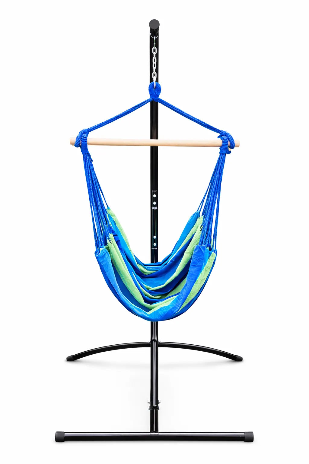 Chaise hamac brésilienne avec support universel.