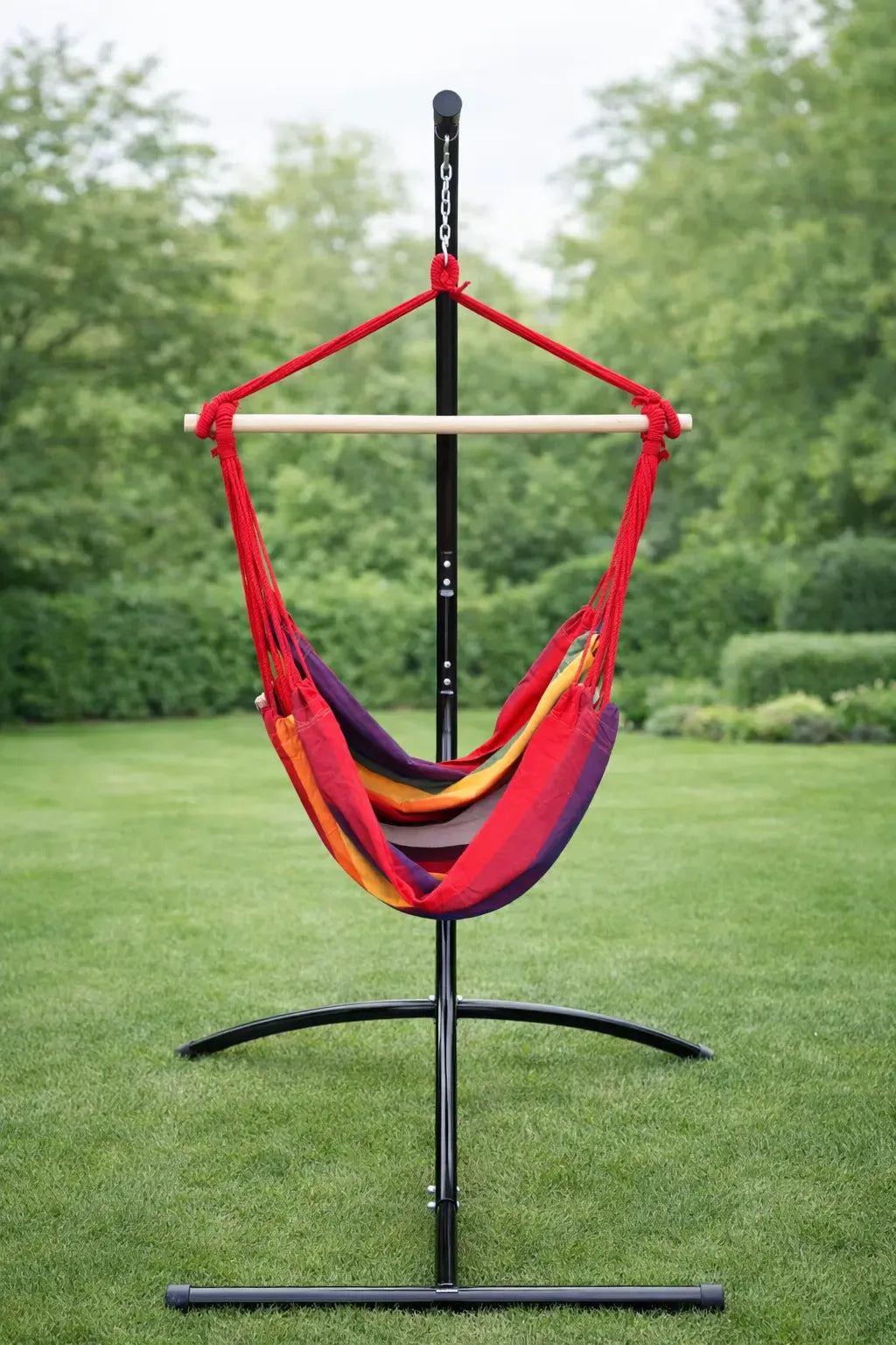 Chaise hamac brésilienne avec support universel.