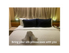 Silk Pillowcase Navy Blue (Envelope Style)