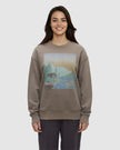 Washed Lakeshore Relaxed Crew