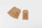 Brown Paper Packages Gift Tag